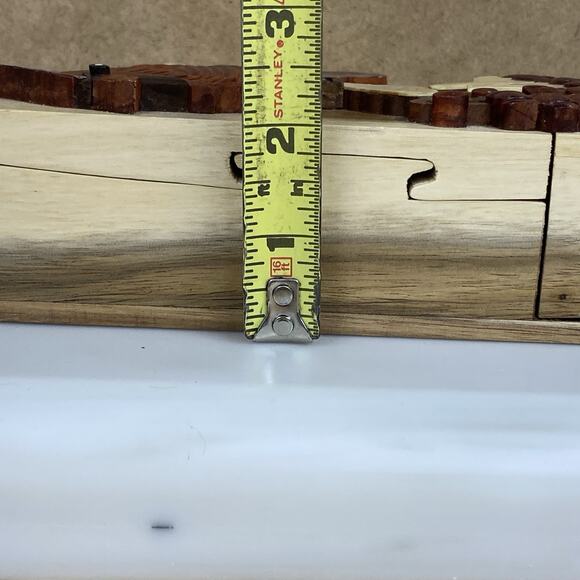 Carver Dan's Wood Puzzle Gift Box with Cardinal & Mother of Pearl Keepsake - Picture 13 of 13